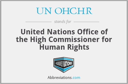 UN OHCHR - United Nations Office of the High Commissioner for Human Rights
